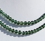 Green Apatite Faceted Rondelle