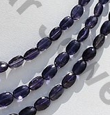 aaa Iolite Gemstone Beads  Oval Faceted