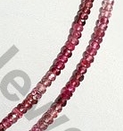 aaa Pink Tourmaline Gemstone  Faceted Rondelles