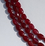 Ruby Gemstone Oval Faceted