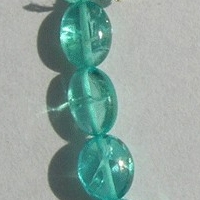 16 inch strand Apatite Gemstone Beads  Oval Plain