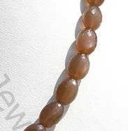 Coffee Moonstone Faceted Oval