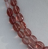 Strawberry Quartz Oval Faceted