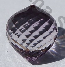 1 inch strand Pink Amethyst Half Drilled Gemstones