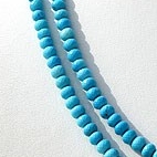 Turquoise Gemstone Faceted Rondelle