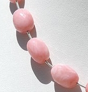 8 inch strand Pink Opal Gemstone  Faceted Nuggets