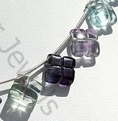 Fluorite Gemstone Clove Shape Beads