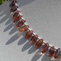 8 inch strand Andalusite Gemstone  Marquise