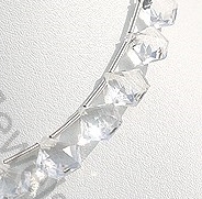 Crystal Gemstone Polygon Beads
