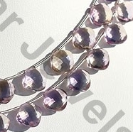Ametrine Gemstone Cushion Beads