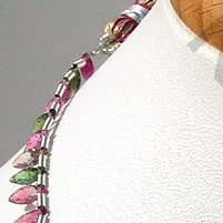 8 inch strand Tourmaline Gemstone Beads  Dew Drops