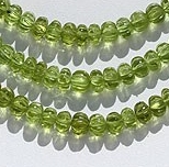 Peridot Gemstone Carved Beads