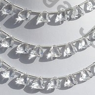 Crystal Gemstone Trilliant Cut