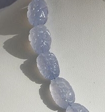 Natural Chalcedony Carved Nugget