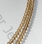 Champagne Citrine  Faceted Rondelle