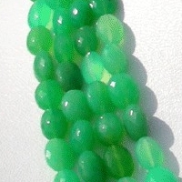 Chrysoprase Gemstone  Oval Faceted