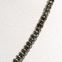 Pyrite Beads  Faceted Rondelles