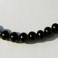 Black Spinel Plain Beads