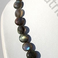Labradorite Gemstone  Coin Beads