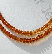 Citrine Gemstone Plain Beads
