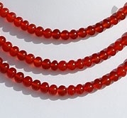 Carnelian Gemstone Plain Beads
