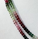 16 inch strand Tourmaline Gemstone Beads  Faceted Rondelle
