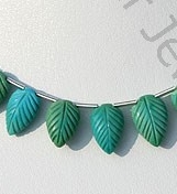 wholesale Sleeping Beauty Turquoise Carved leaf
