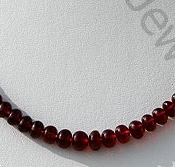 Garnet Gemstone Plain Beads