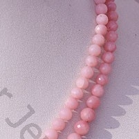 aaa Pink Opal Gemstone  Faceted Rounds