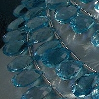 Blue Topaz Gemstone  Pan
