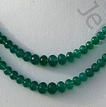Green Onyx Faceted Rondelle