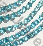 Apatite Gemstone Beads Heart Briolette