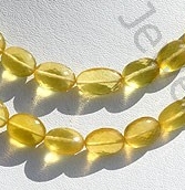Yellow Opal Oval Faceted
