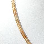 16 inch strand Imperial Topaz Plain Beads