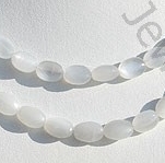 wholesale White Moonstone Oval Faceted
