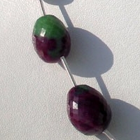 Ruby Zoisite  Faceted Nuggets
