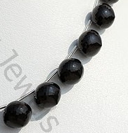 Black Spinel Onion Shape Beads