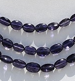wholesale Iolite Gemstone Beads  Oval Faceted