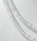 16 inch strand White Topaz Gemstone Faceted Rondelle
