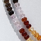 Semi Precious Gemstone Multi Carved Beads