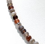 16 inch strand Botswana Agate Gemstone Plain Beads