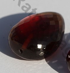 1 inch strand Spessartite Garnet Half Drilled Gemstones