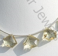 Scapolite Gemstone Polygon Diamond Cut