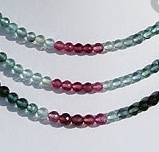 Tourmaline Gemstone Beads  Faceted Rounds