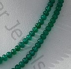 Green Onyx Faceted Rondelle