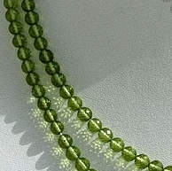 Peridot Gemstone Beads  Faceted Rounds