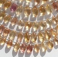 Imperial Topaz  Flat Pear Briolettes
