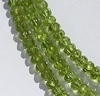 Peridot Gemstone Carved Beads