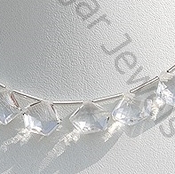 Crystal Gemstone Polygon Beads