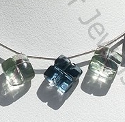 wholesale Fluorite Gemstone Clove Shape Beads